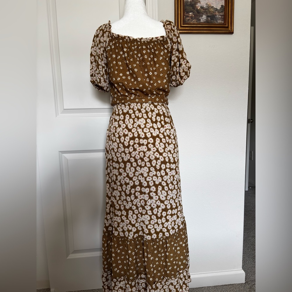 Roolee Goldenrod dress Floral mustard Dress size XS - Picture 8 of 12